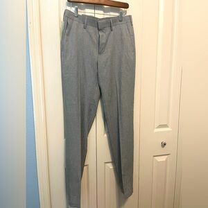 NWT Haggar slim fit grey dress pants. Size 30w/32L
